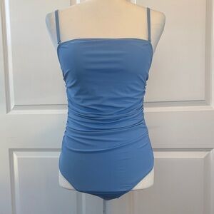 Blue One-Piece Swimsuit